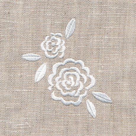 Whitework Floral Accent