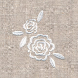 Whitework Floral Accent