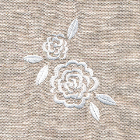 Whitework Floral Accent
