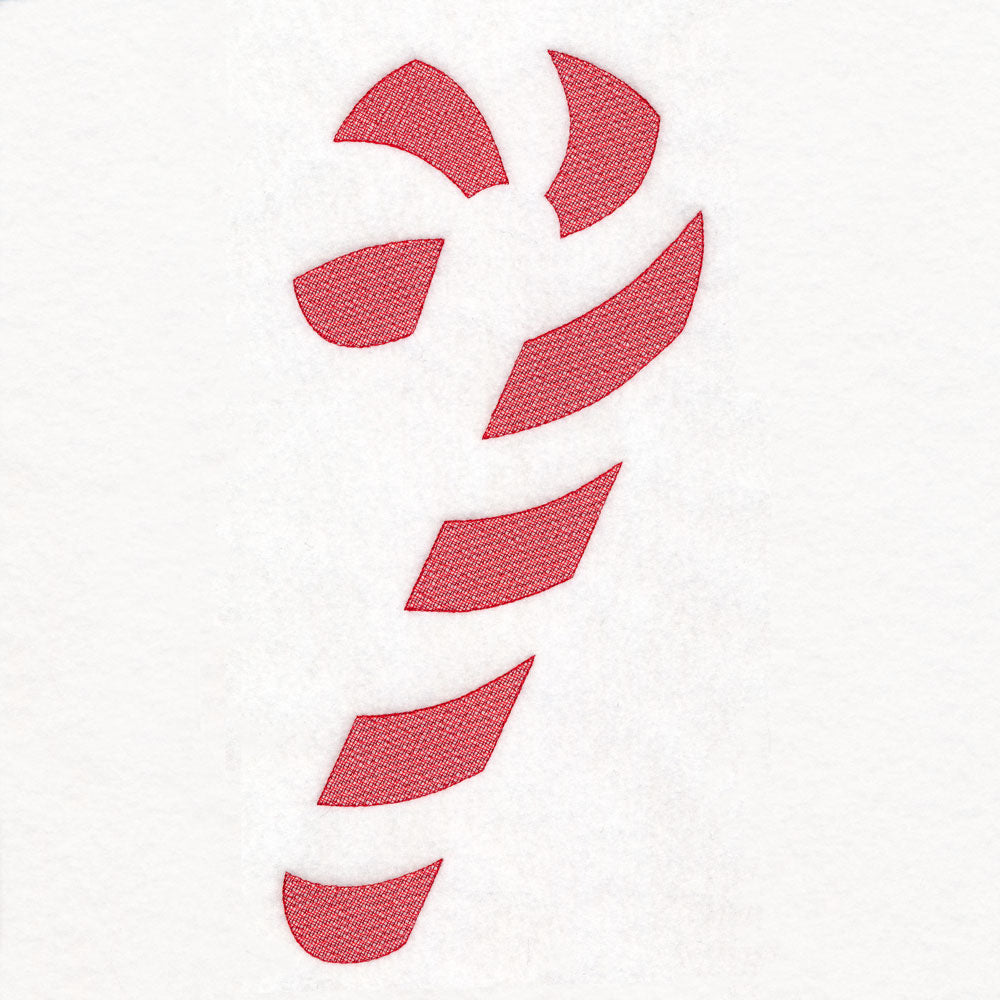 Christmas Candy Cane (Embossed)
