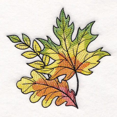 Color Theory Harvest Leaves Accent