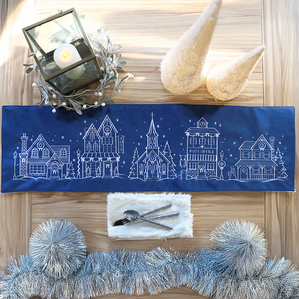 Christmas Village House (Whitework)