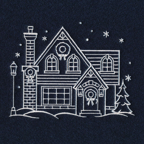 Christmas Village House (Whitework)