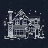 Christmas Village House (Whitework)