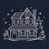 Christmas Village House 2 (Whitework)