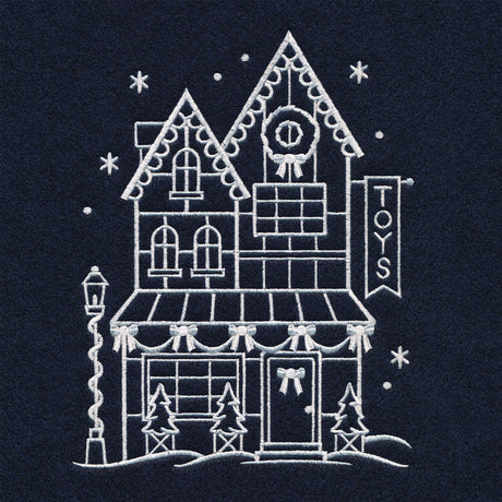 Christmas Village Store (Whitework)