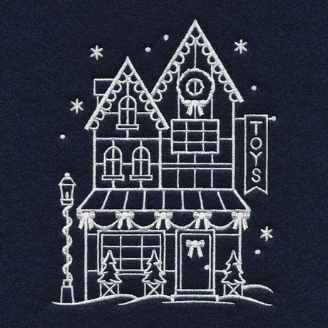 Christmas Village Store (Whitework)