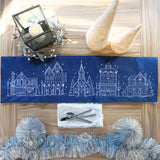 Christmas Village Post Office (Whitework)