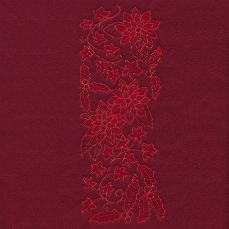 Christmas Border - Poinsettia