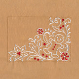 Gingerbread Christmas Placemat Corner - Bottom Right