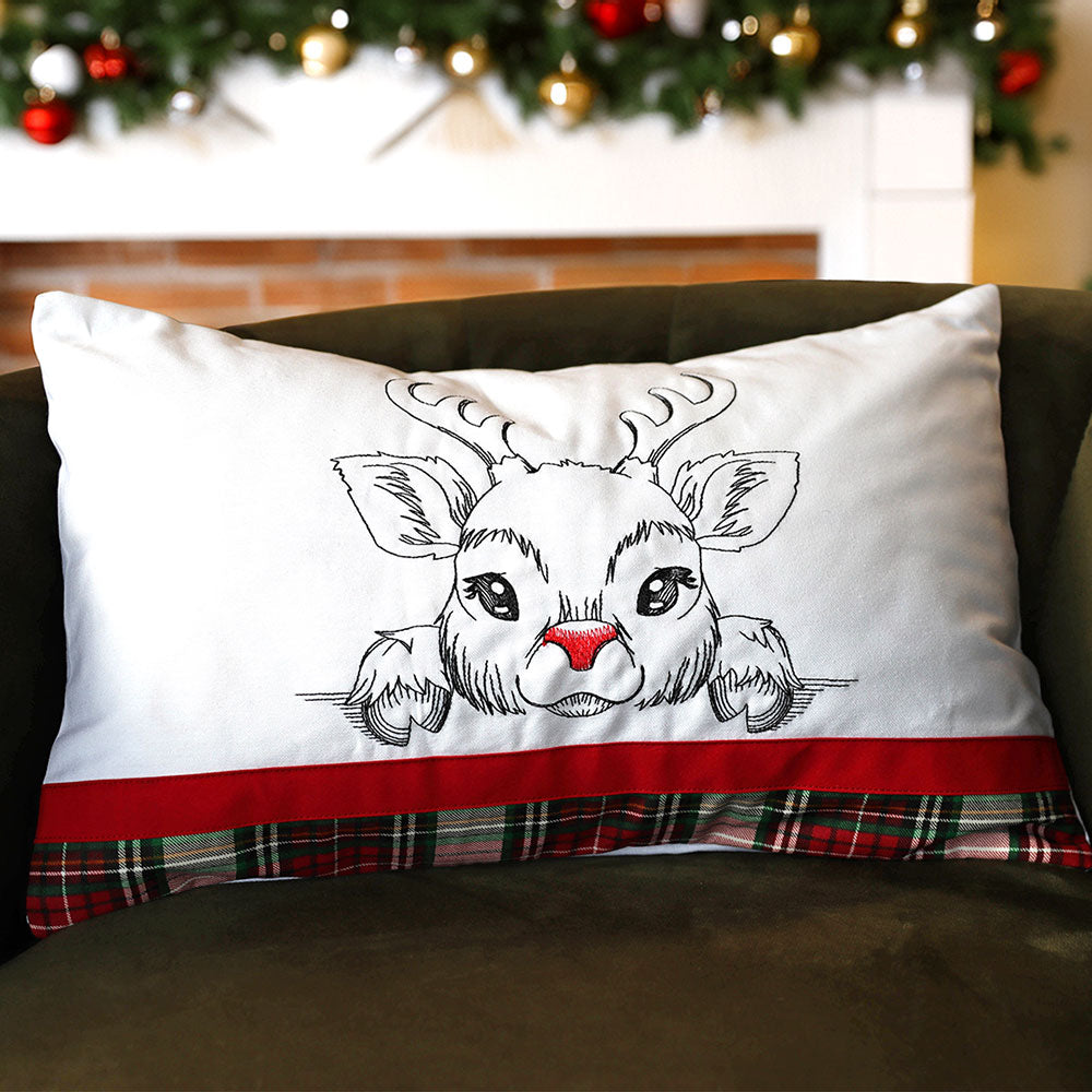 Peeking Reindeer Sketch