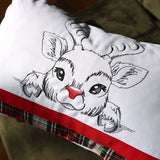 Peeking Reindeer Sketch