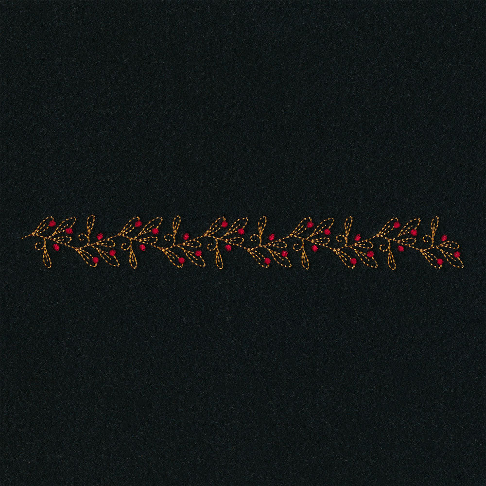 Delicate Holiday Border - Mistletoe
