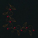 Delicate Holiday Corner - Holly