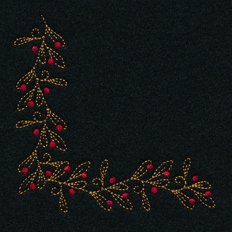 Delicate Holiday Corner - Mistletoe