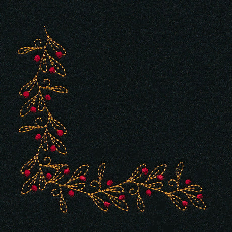 Delicate Holiday Corner - Mistletoe