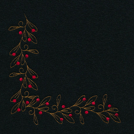 Delicate Holiday Corner - Mistletoe