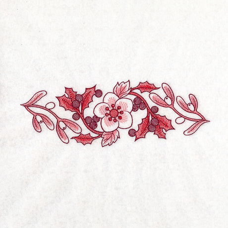 Christmas Delft Holly Border