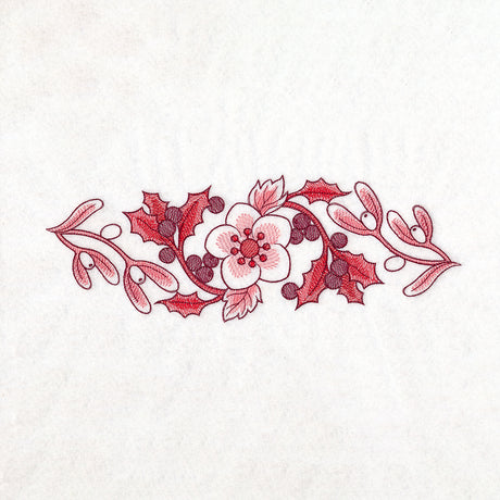 Christmas Delft Holly Border