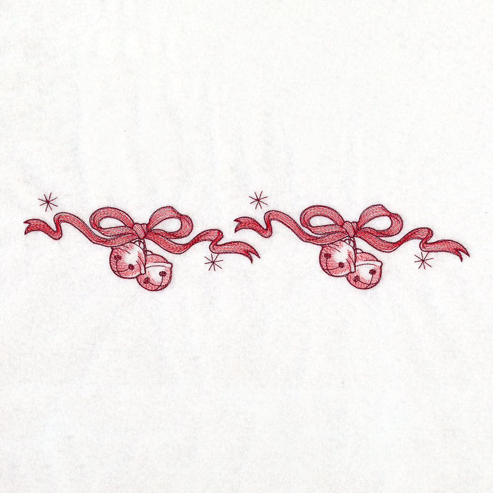 Christmas Delft Bells Border