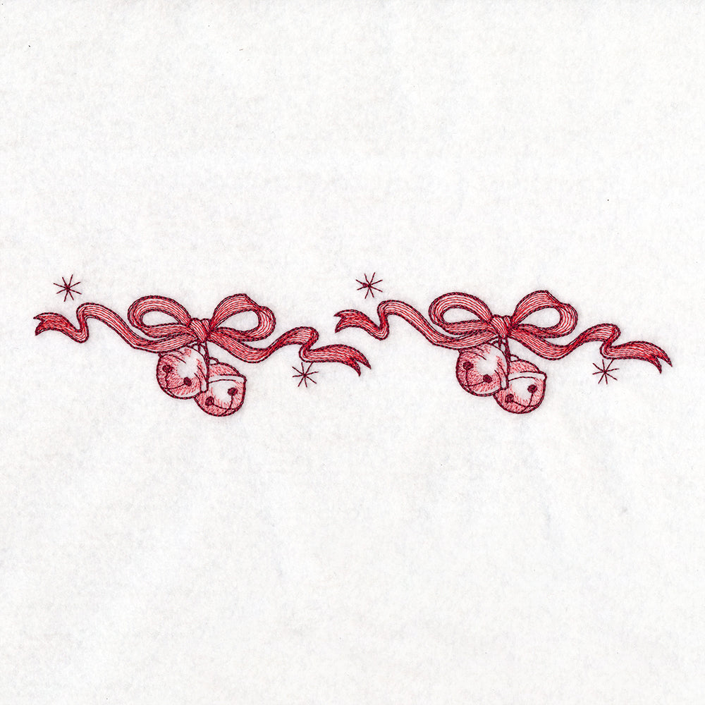 Christmas Delft Bells Border