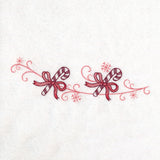 Christmas Delft Candy Cane Border
