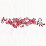 Christmas Delft Pinecones Border