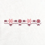 Christmas Delft Snowflake Border