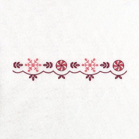 Christmas Delft Snowflake Border
