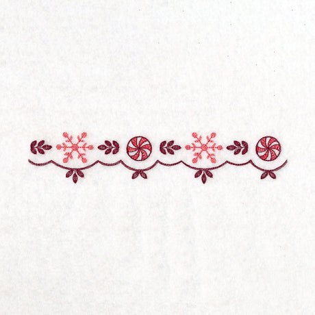 Christmas Delft Snowflake Border