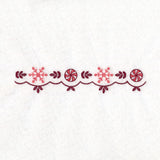 Christmas Delft Snowflake Border