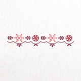 Christmas Delft Snowflake Border