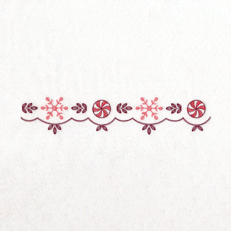 Christmas Delft Snowflake Border