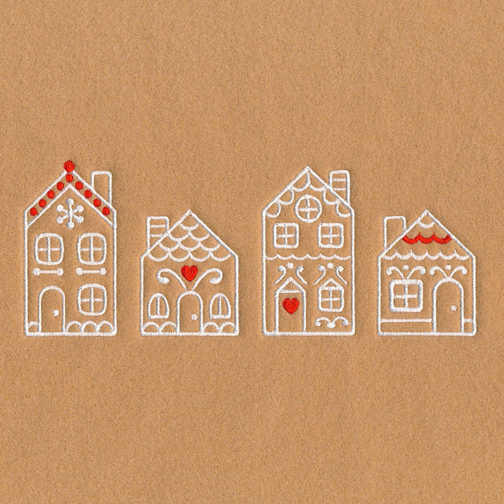 Gingerbread Village Border