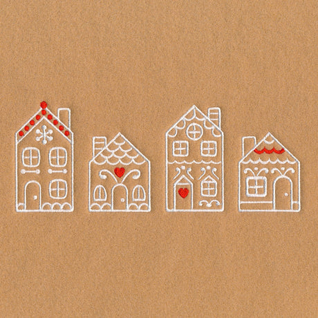Gingerbread Village Border