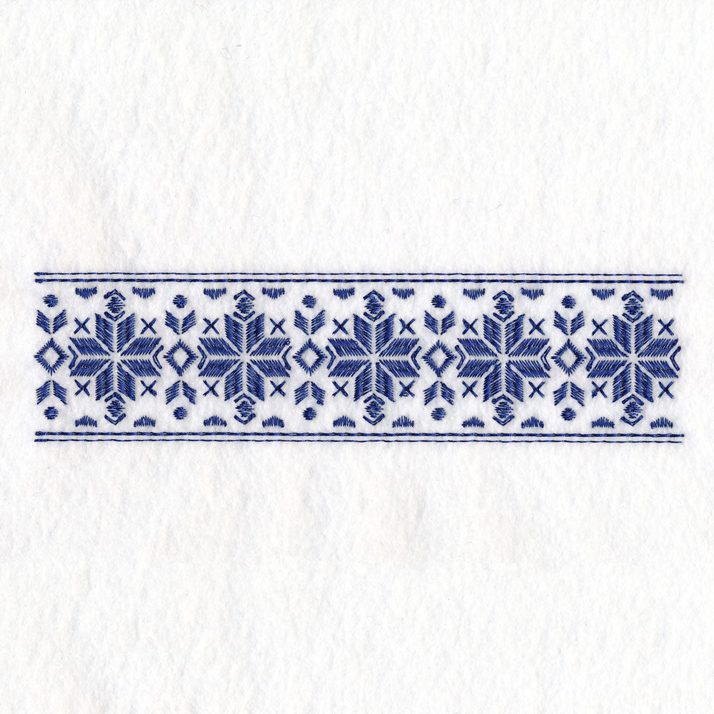 HOLIDAY　SUPER FINE BORDER Nordic Winter Repeatable Border 3 – Embroidery Library
