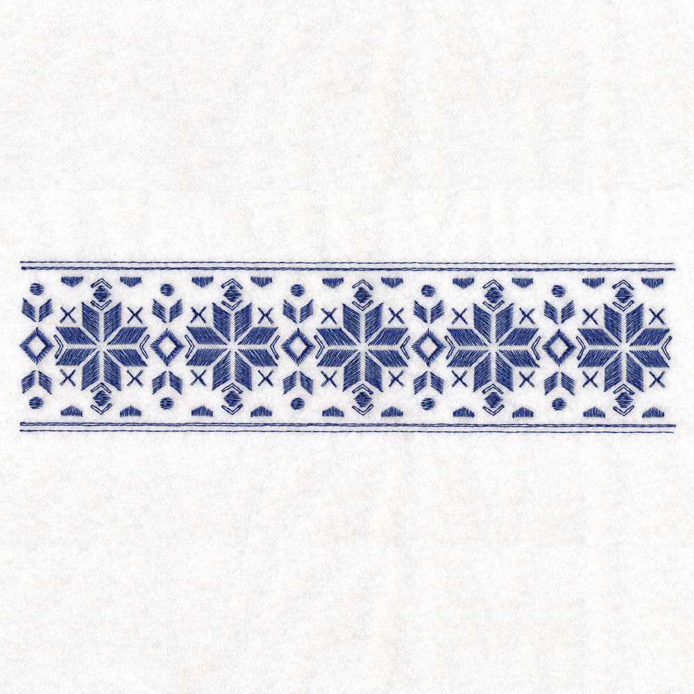 Nordic Winter Repeatable Border 3