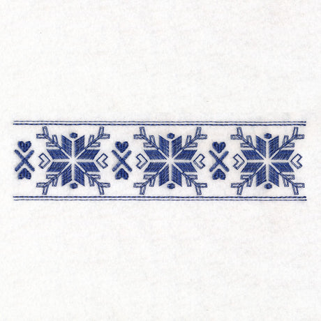 Nordic Winter Repeatable Border 4