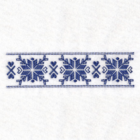Nordic Winter Repeatable Border 4
