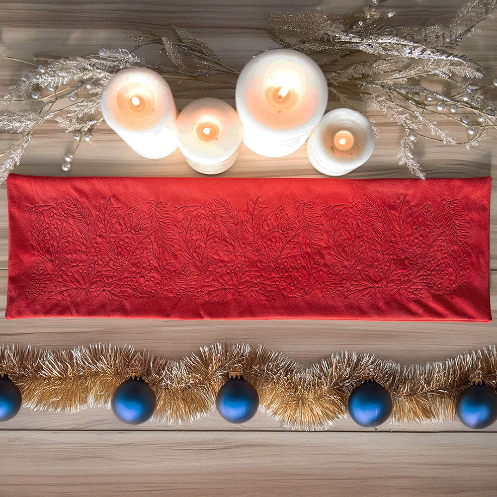 Perfectly Repeatable Christmas Blooms and Cardinals