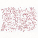 Perfectly Repeatable Christmas Blooms and Cardinals