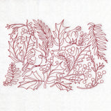 Perfectly Repeatable Christmas Blooms and Cardinals