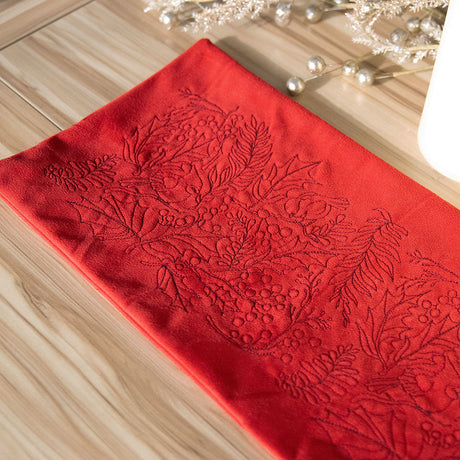 Perfectly Repeatable Christmas Blooms and Cardinals