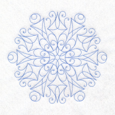 Simple Snowflake (Quilting)