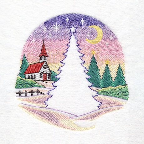 Christmas Tree Silhouette (Embossed)