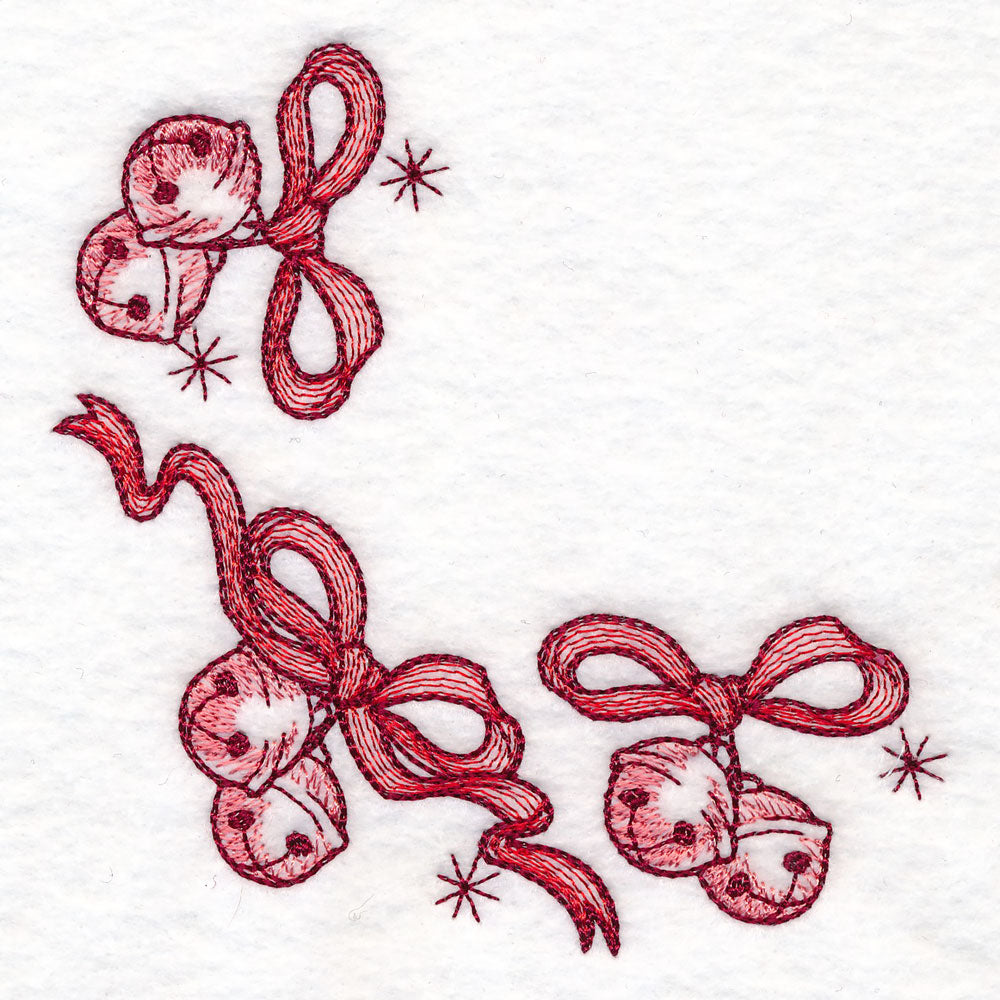 Christmas Delft Bells Corner