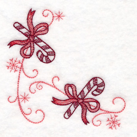 Christmas Delft Candy Cane Corner