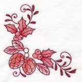 Christmas Delft Pinecones Corner