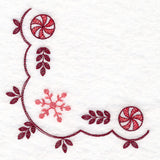 Christmas Delft Snowflake Corner