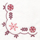 Christmas Delft Snowflake Corner